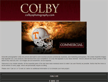 Tablet Screenshot of colbysphotography.com